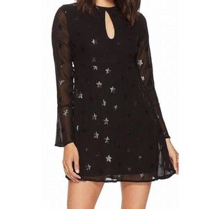 Romeo + Juliet Star Embroidered A-Line